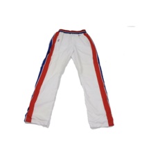 Vtg 90s Champion Mens 36 Game Worn Detroit Pistons Tearaway Pants White 1993/94 - £53.57 GBP