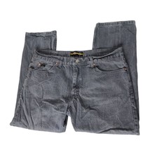 Lee Men&#39;s Regular Fit Straight Leg Jeans Size 40 X 30 Gray Wash Denim - £27.13 GBP