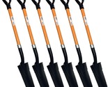 Ashman Drain Spade Teeth Shovel (6 Pack) - 48 Inches Long Handle Spade W... - $254.59