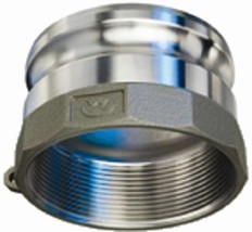 Male Adapter X Female Npt, 4 In Ss304-A400 Stainless Steel Part A By Kur... - $85.93