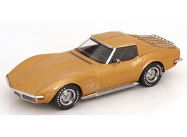 1/18 Chevrolet Corvette C3 1972 Removable Roof Parts Sidepipes Gold Metallic - $80.99