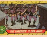 Teenage Mutant Ninja Turtles Trading Card Number 35 Shredder&#39;s Evil Gang - $1.97