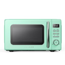 Galanz GLCMKZ07GNR07 Retro Countertop Microwave Oven with Auto Cook & Reheat, De - £129.48 GBP