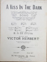 A Kiss in the Dark Song -1922 Sheet Music - £1.58 GBP