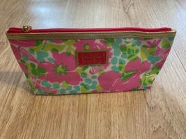 Lilly Pulitzer for Estee Lauder Travel Case Makeup Bag Women’s Pink Green - $22.50