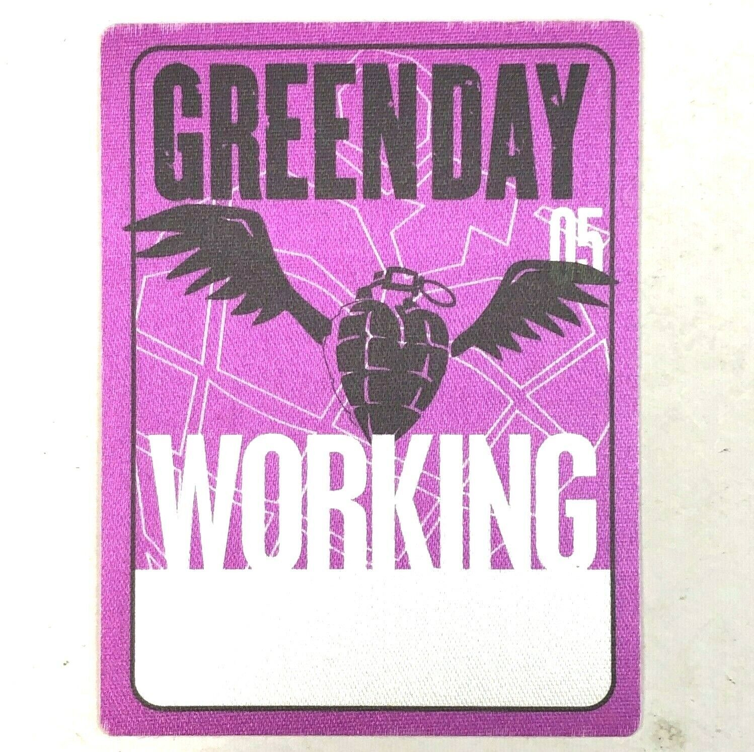 Primary image for Green Day 2005 Idiot Tour Working Roadie Concert Pass Otto Sticker Unused