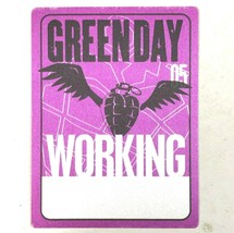 Green Day 2005 Idiot Tour Working Roadie Concert Pass Otto Sticker Unused - £12.31 GBP