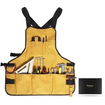 Work Tool Apron For Men And Women, Torso Length With 21 Tool Pockets, Ch... - £34.36 GBP