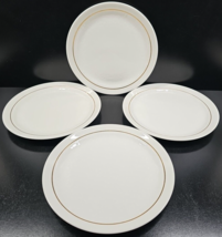 4 Syracuse China Beacon Hill Dinner Plates Set Vintage Restaurant Ware Retro Lot - £39.46 GBP