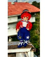 BRINN&#39;S 1988 LImited Ed July Calendar Clown  With Stand July 4TH USA Pat... - £11.72 GBP