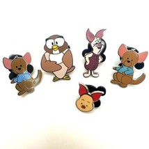 Disney Trading Pin Lot Winnie The Pooh Friends Piglet Pins Collection Roo Owl - £13.21 GBP