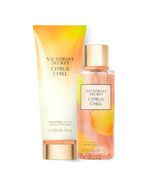 Victoria&#39;s Secret Citrus Chill Fragrance Lotion + Fragrance Mist Set  - £31.42 GBP