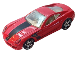 Loose Hot Wheel Red Black Stripe Ferrari 599 GTB PR5 Spoke Wheels - $2.92