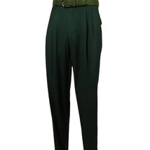 Men Apollo King Band Collarless Church Suit Mandarin 5 Hidden Buttons AG59 Green image 10