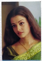 Aishwarya Rai Bollywood Actor Miss World India Rare Old Post card Postcard - £11.76 GBP