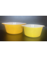 Pyrex Stacking Cinderella Casserole Dish Set # 473 474 1950s Vintage Sol... - $33.84 CAD
