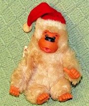 Russ Baby Gonga Santa Mini Plush 5&quot; Red Hat Plush Stuffed Thumb Sucking 5&quot; - £18.08 GBP