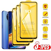 9D Tempered Glass for Mi Poco X3 Pro F3 M3 M4 F5 Screen Protectors for X... - £5.83 GBP