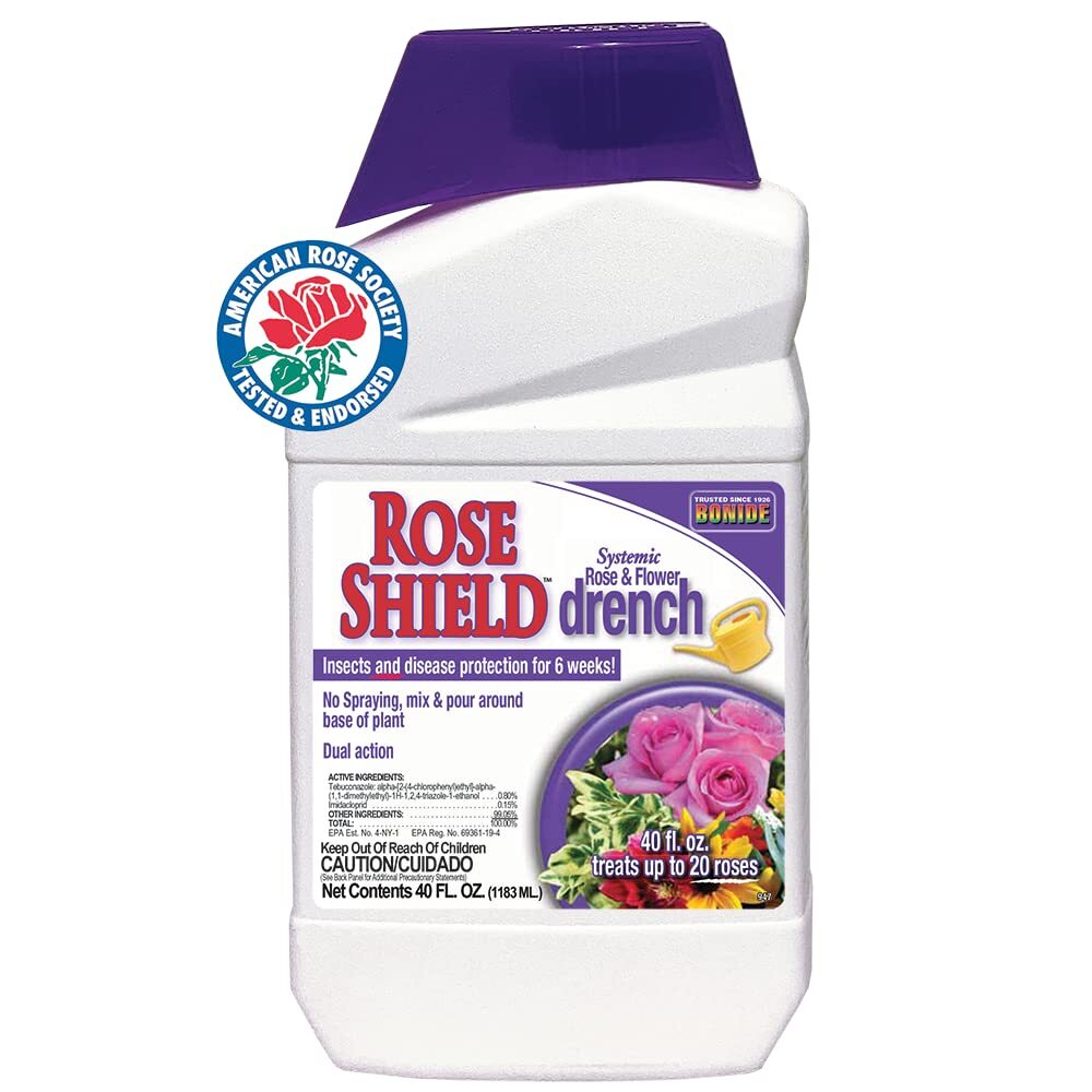 Bonide Rose Shield Systemic Rose &amp; Flower Drench, 40 oz Ready-to-Use Lon... - $28.91
