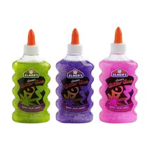 Elmer&#39;s Liquid Glitter Glue, Great For Making Slime, Washable, Assorted Colors,  - £18.76 GBP