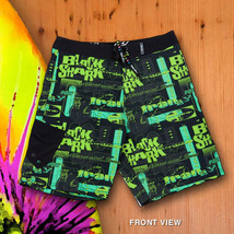 new mens 32 maui &amp; sons black shark board short/boardshort 22&quot; out seam - £19.24 GBP