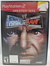 WWE Smackdown vs Raw PS2 PlayStation 2 Video Game CIB Tested Works - £9.37 GBP