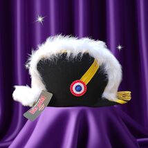 Napoleonic Bicorn Hat: 18th Century British Officer Costume, Vintage Gol... - $195.00