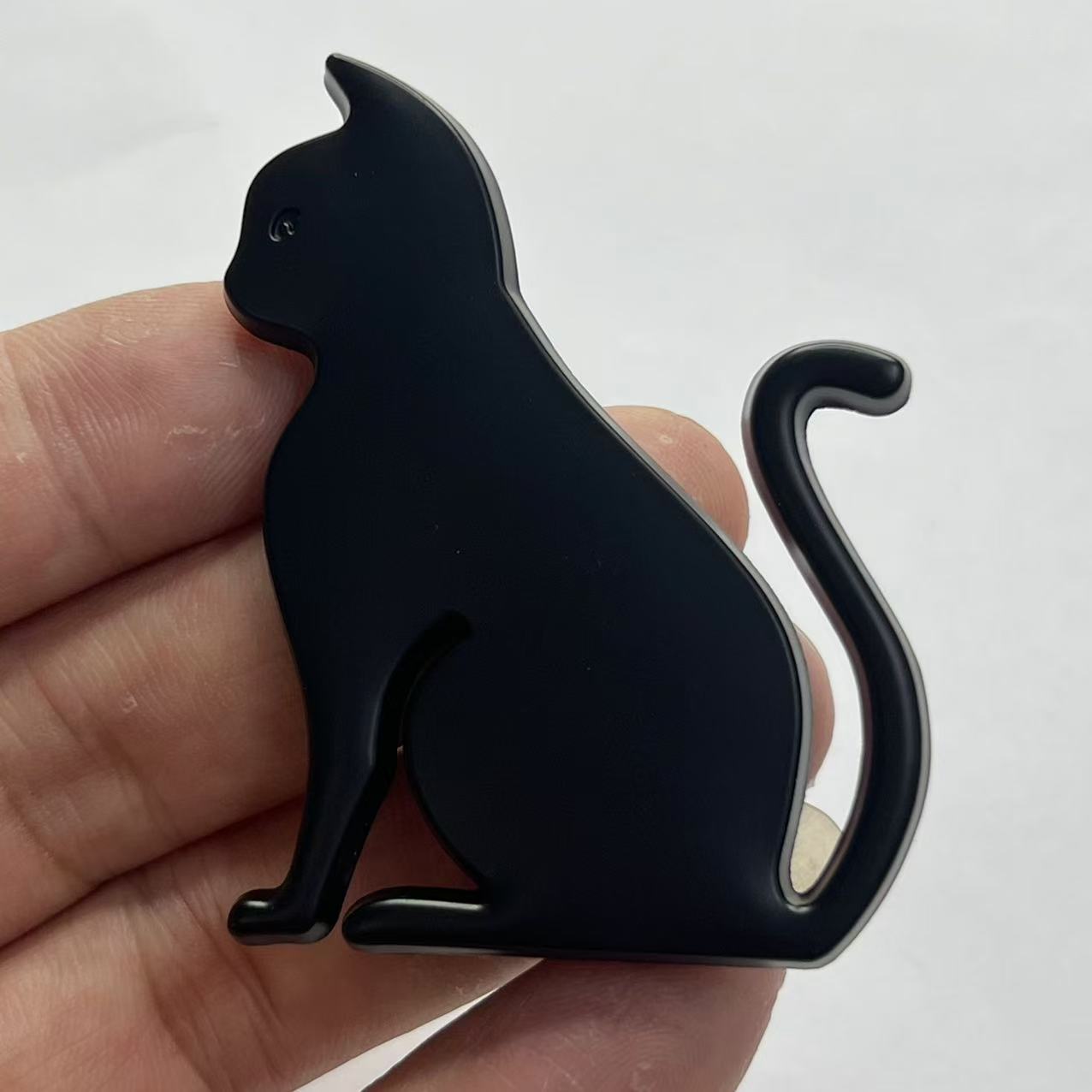 Car Personality Labeling Tide Brand Pet Cat Car Logo Animal Metal Bumper Sticker