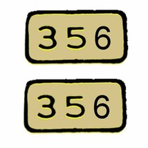 American Flyer Trains 356 Silver Bullet Adhesive Sticker S Gauge Scale Parts - £7.81 GBP
