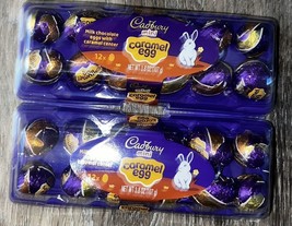Cadbury Mini Caramel Eggs Milk Chocolate 3.8 Oz. Each 24-Count 2-Packs ~ 06/2024 - £17.27 GBP