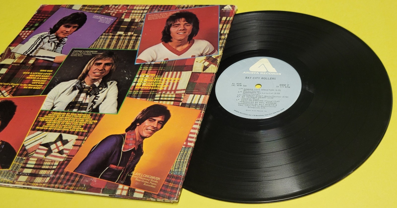 Bay City Rollers - 1975 Arista Records - 12" Vinyl Record Item image 6