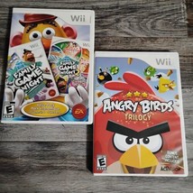 Angry Birds Trilogy Family Game Night 1 &amp; 2 wii lot - $37.86