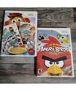 Angry Birds Trilogy Family Game Night 1 &amp; 2 wii lot - $714.12 MXN
