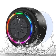 Bluetooth Shower Speaker, Portable Bluetooth Wireless Waterproof Speaker For Poo - £36.35 GBP