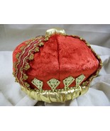 Royal Red &amp; Gold Queen Crown Hat Her Red Majesty Your Highness King Adul... - $20.98 CAD
