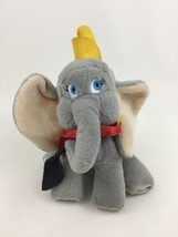 Walt Disney World Dumbo Bean Bag Elephant 9&quot; Plush Stuffed Toy Disney Parks - £11.80 GBP