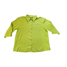 Sun bay green xl short sleeve button up shirt - £7.18 GBP