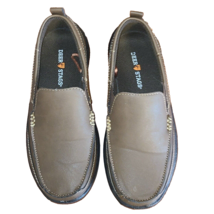 Deer Stags Boys 4M Shoes Zesty Dress Casual Slip-On Brown Loafers. - $31.30