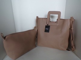 NWT FFC New York Anabel Large Handbag - Taupe - MSRP $95 - £39.10 GBP