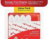 3M 17200ES Command Foam Assorted Refill Strips Small Medium &amp; Large 1 Pack - $9.02