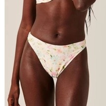 Abercrombie and Fitch Floral High Leg Bikini Bottom Medium - £15.76 GBP