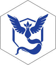 Pokemon GO Team Mystic Decal 6 inches wide - £7.94 GBP+