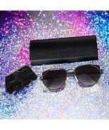 BCBG Lexi Sunglasses in Shiny Light Gunmetal New With Tags And Case MSRP... - £70.05 GBP