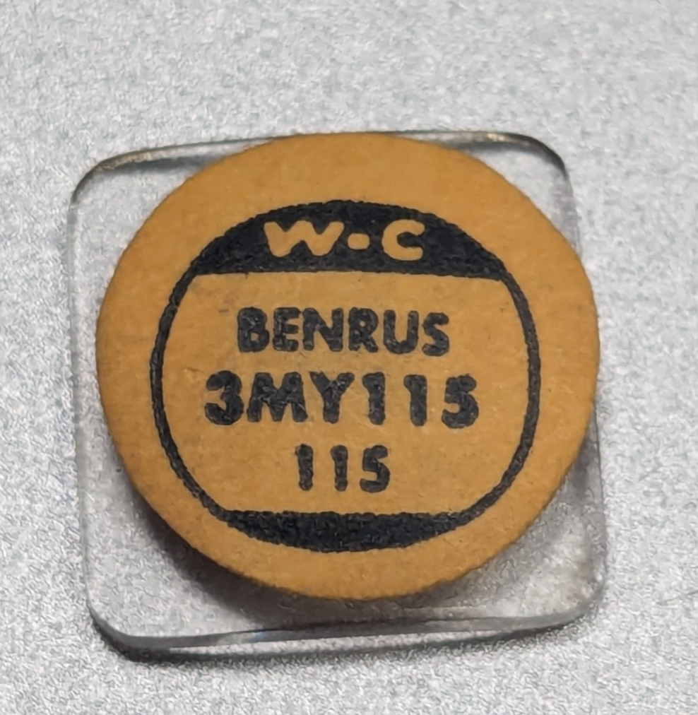 NOS W-C Watch Craft 3MY115 Benrus Mineral Glass Domed Crystal 11.5 x 11.... - $18.80