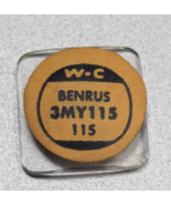 NOS W-C Watch Craft 3MY115 Benrus Mineral Glass Domed Crystal 11.5 x 11.... - €16,09 EUR