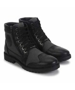 ROYAL ENFIELD MOTORCYCLE MILITARY VIBE BOOTS - GRAY - $178.49
