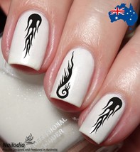 Fire &amp; Flame Nail Art Decal Sticker Water Transfer Slider - £3.68 GBP