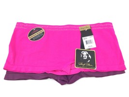 Marilyn Monroe Intimates Sexy Seamless Boyshorts Tagless Pink &amp; Purple 2 Pack - £13.79 GBP