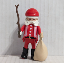 Playmobil Santa Claus Figure Minifigure 3-inch Geobra 1986 Vintage - £6.01 GBP