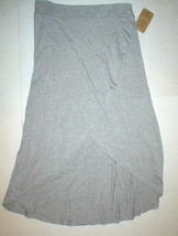 New NWT Womens Threads 4 Thought Organic Long Skirt Maxi Gray High Low Small S  - £116.49 GBP
